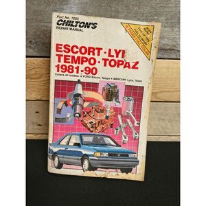 Chilton's Repair Manual No. 7055 Ford Escort Tempo, Mercury Lynx Topaz 1981-1990